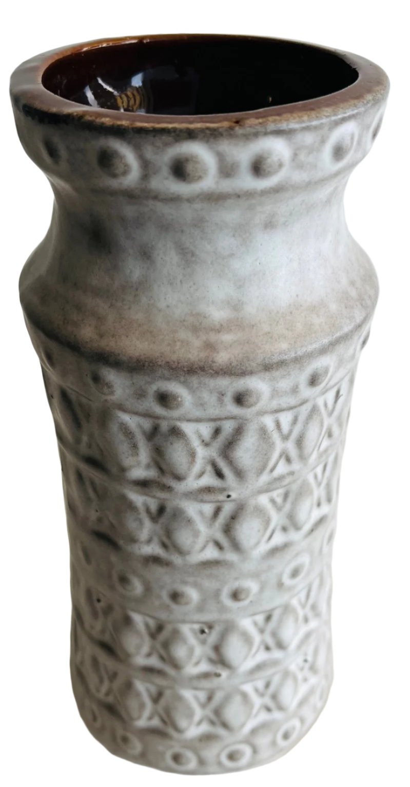 Carstens Tönnieshof West Germany Grey Ceramic Vase Jug