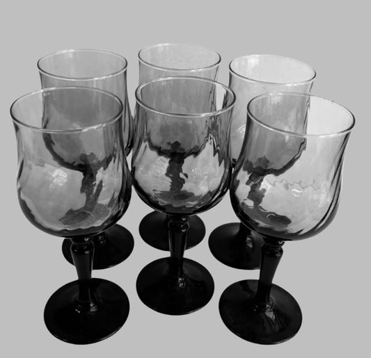 Luminarc Smokey Grey Wine Glasses