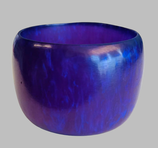 Vintage Chunky Purple Plastic Bangle