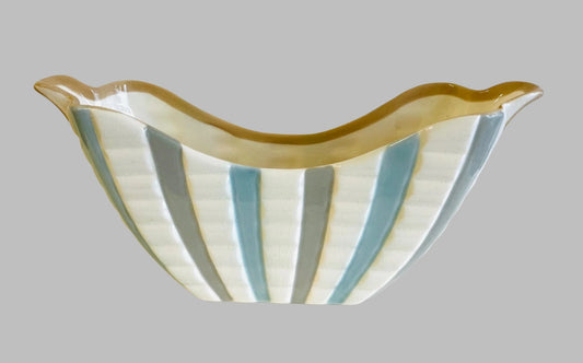 Vintage Striped Burslem Mantle Vase