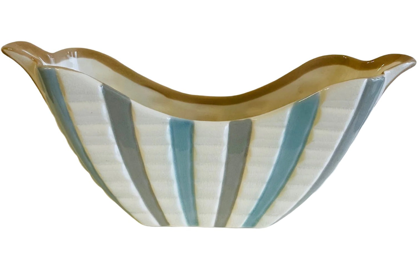 Vintage Striped Burslem Mantle Vase