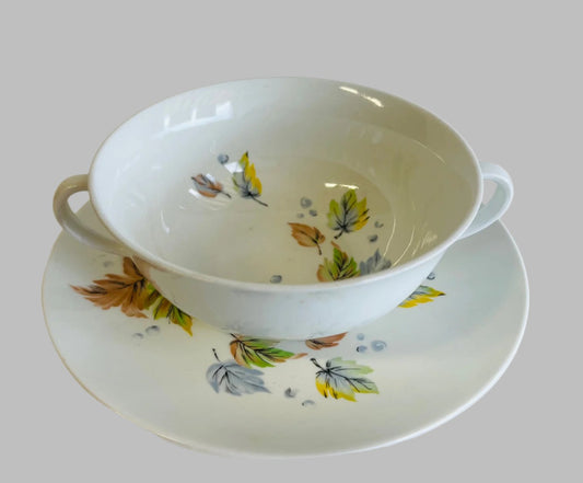 Johnson Brothers Soup Bowl With Saucer