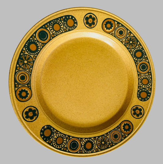 Harvest Gold Retro Plate