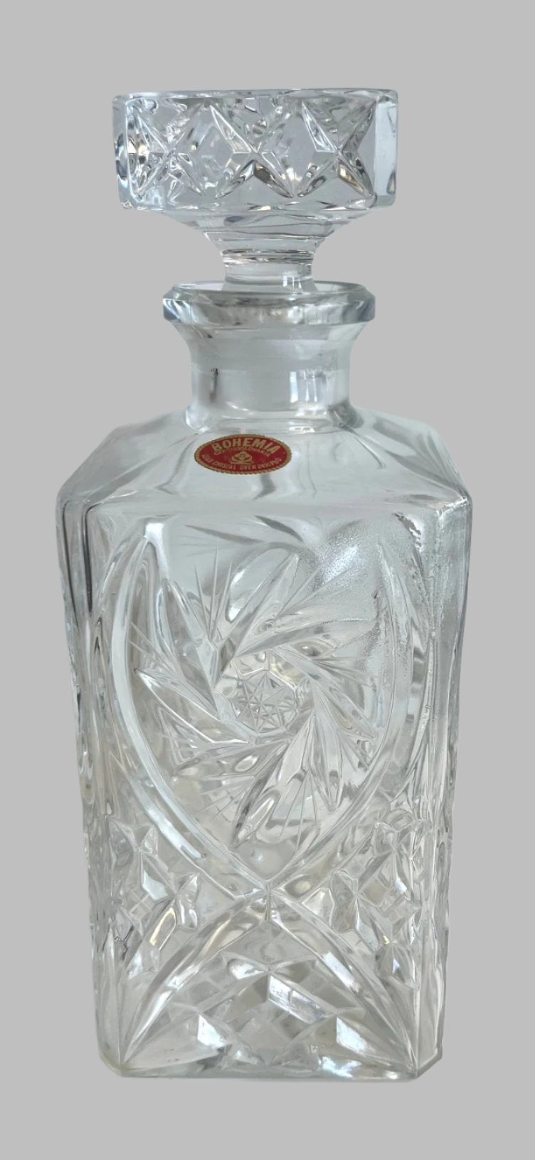 Bohemia Hand Cut Crystal Decanter