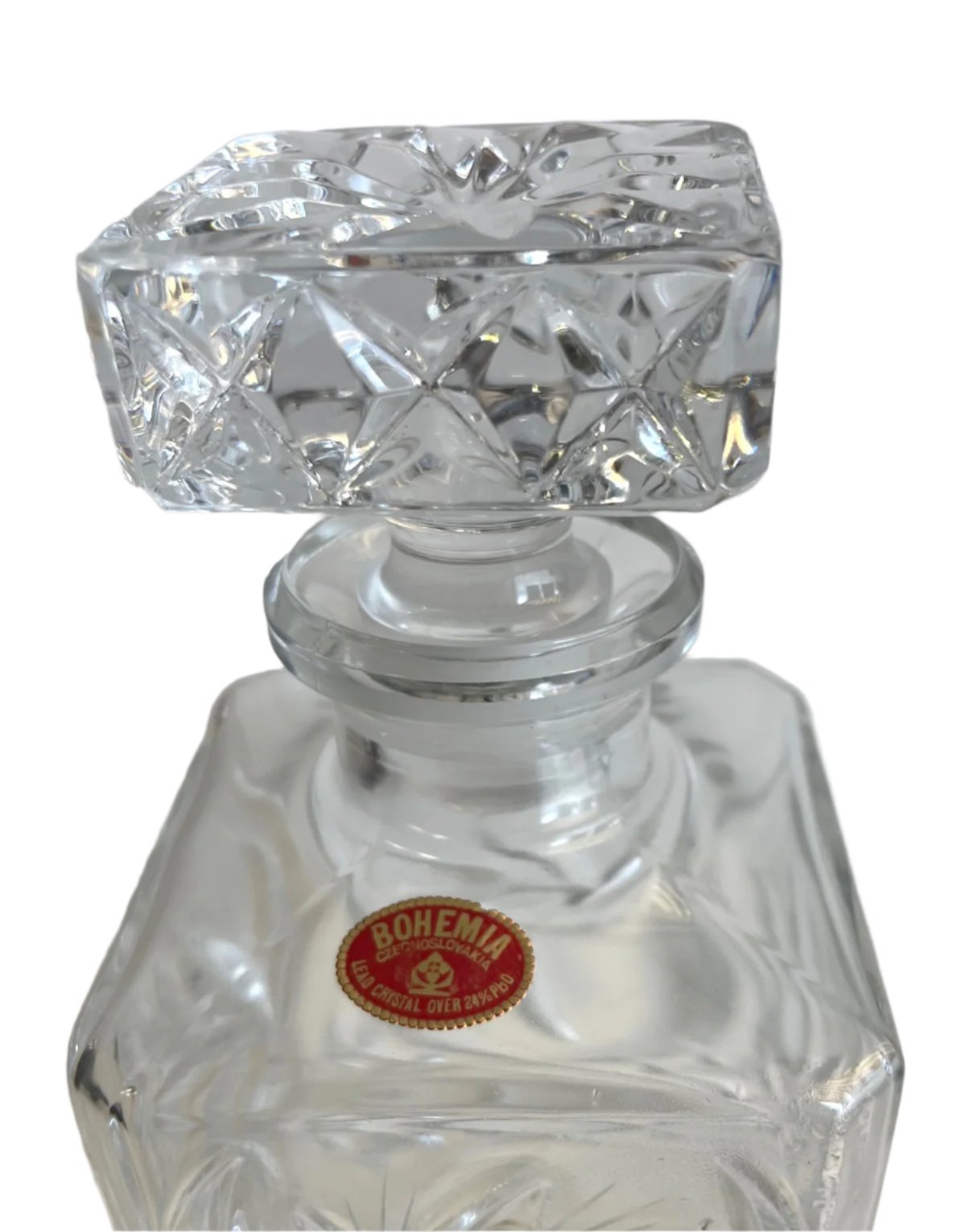 Bohemia Hand Cut Crystal Decanter