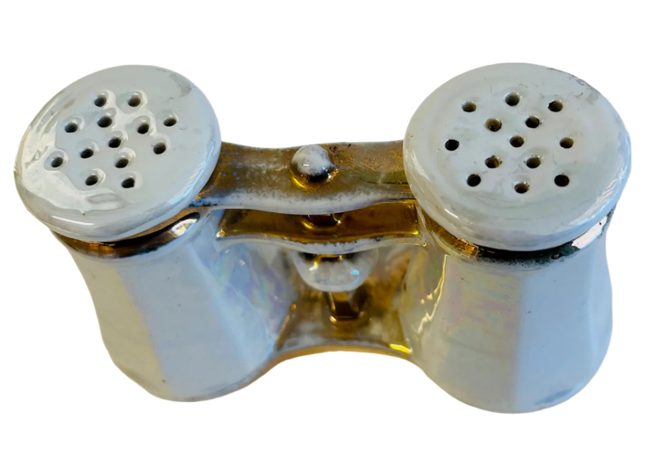 Vintage Opera Glasses Binocular Salt And Pepper Shakers