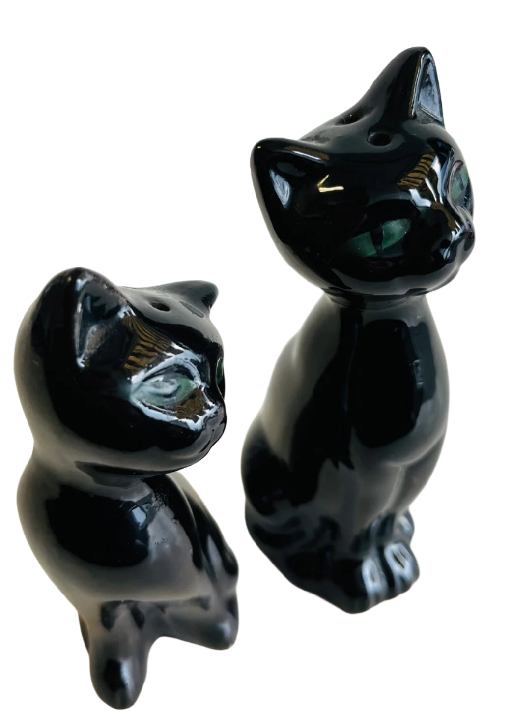 Black Siamese Salt And Pepper Shakers