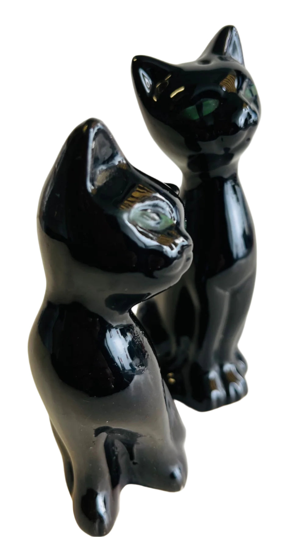 Black Siamese Salt And Pepper Shakers