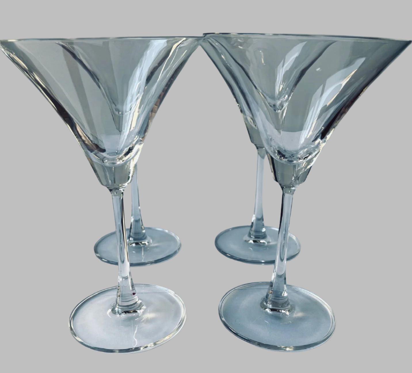 4 Martini Glasses