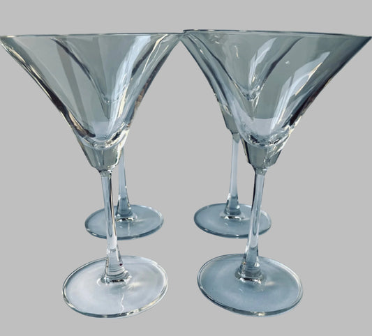4 Martini Glasses