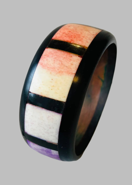 Multi-Colour Wooden Bangle