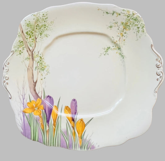 A Royal Albert Crocus Plate