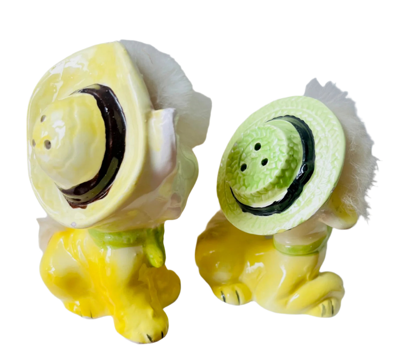 Vintage Cat/Dog? Salt And Pepper Shakers