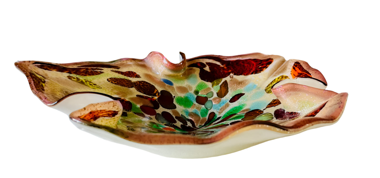 Murano Tutti Frutti Glass Dish (AF)