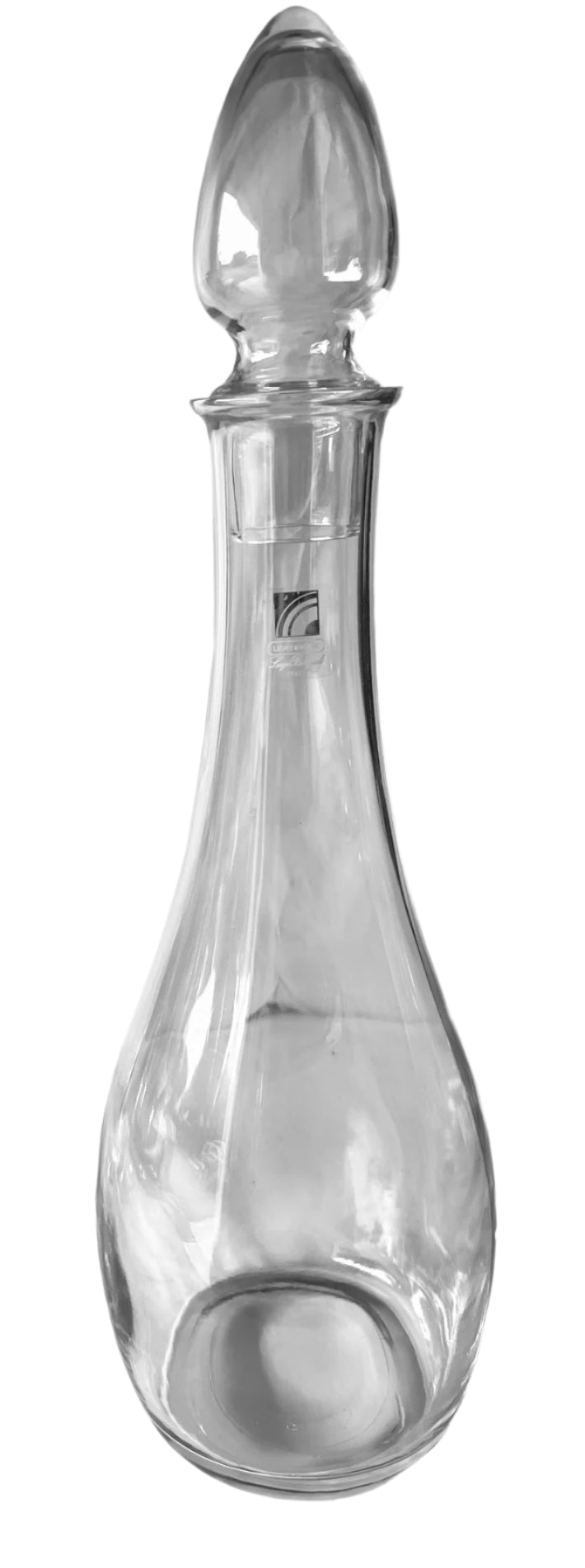 Italian Decanter And Four Wine Glasses