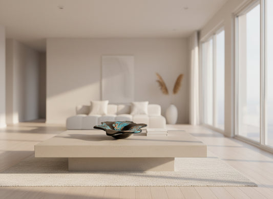 Murano Glass Aventurine Bowl