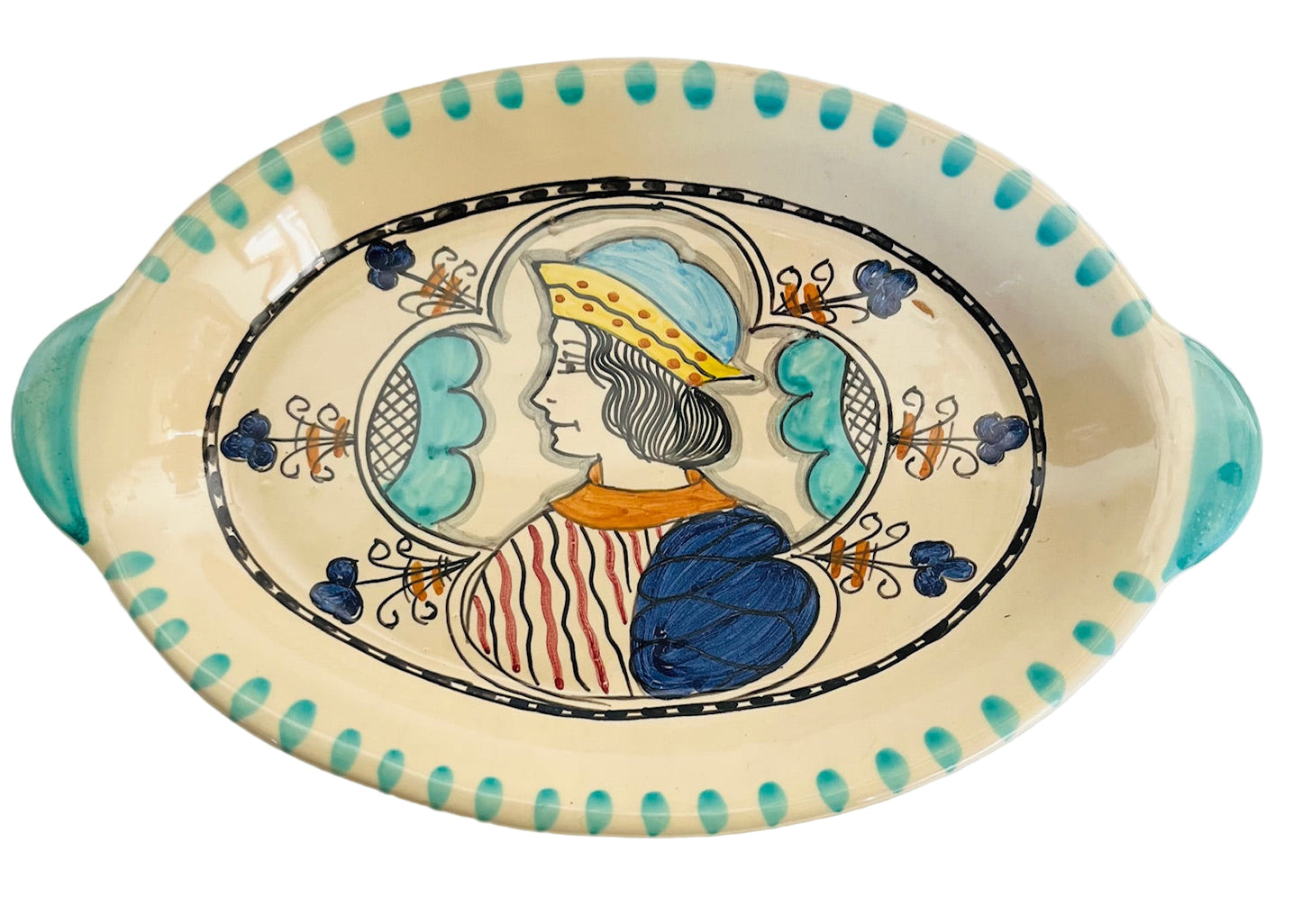 Italian Handpainted Cruet Set