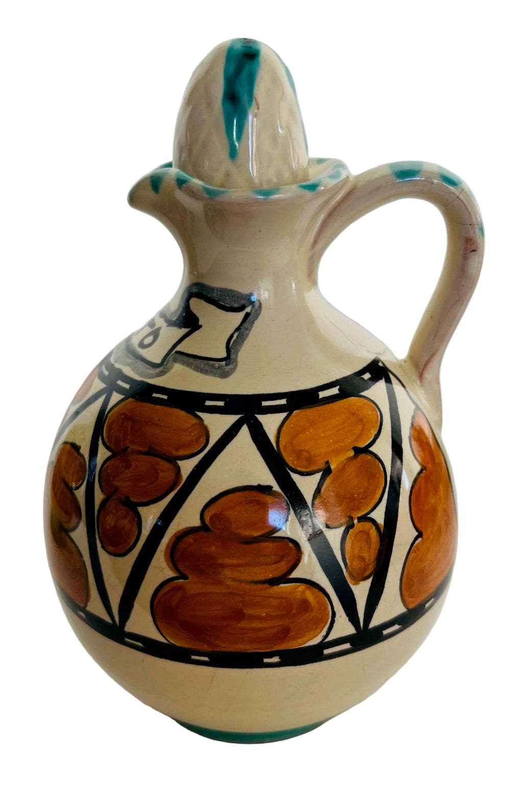 Italian Handpainted Cruet Set