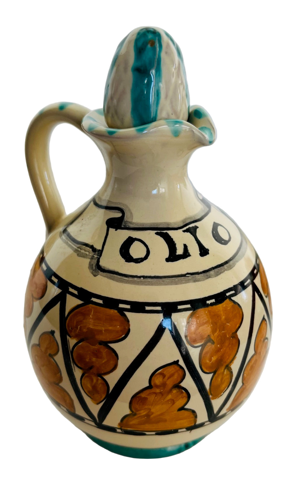 Italian Handpainted Cruet Set