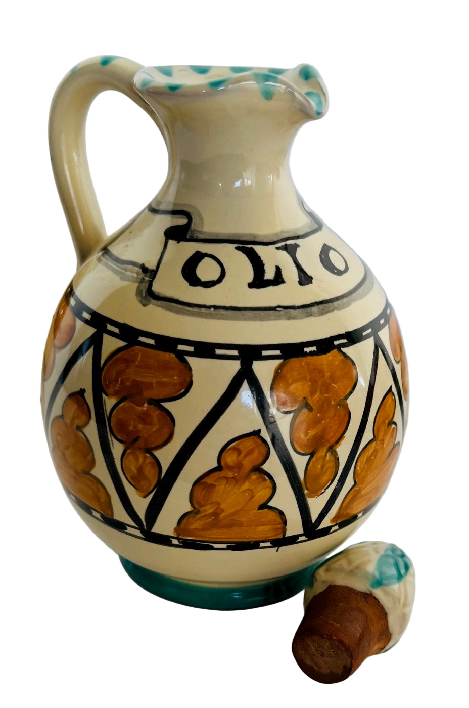 Italian Handpainted Cruet Set