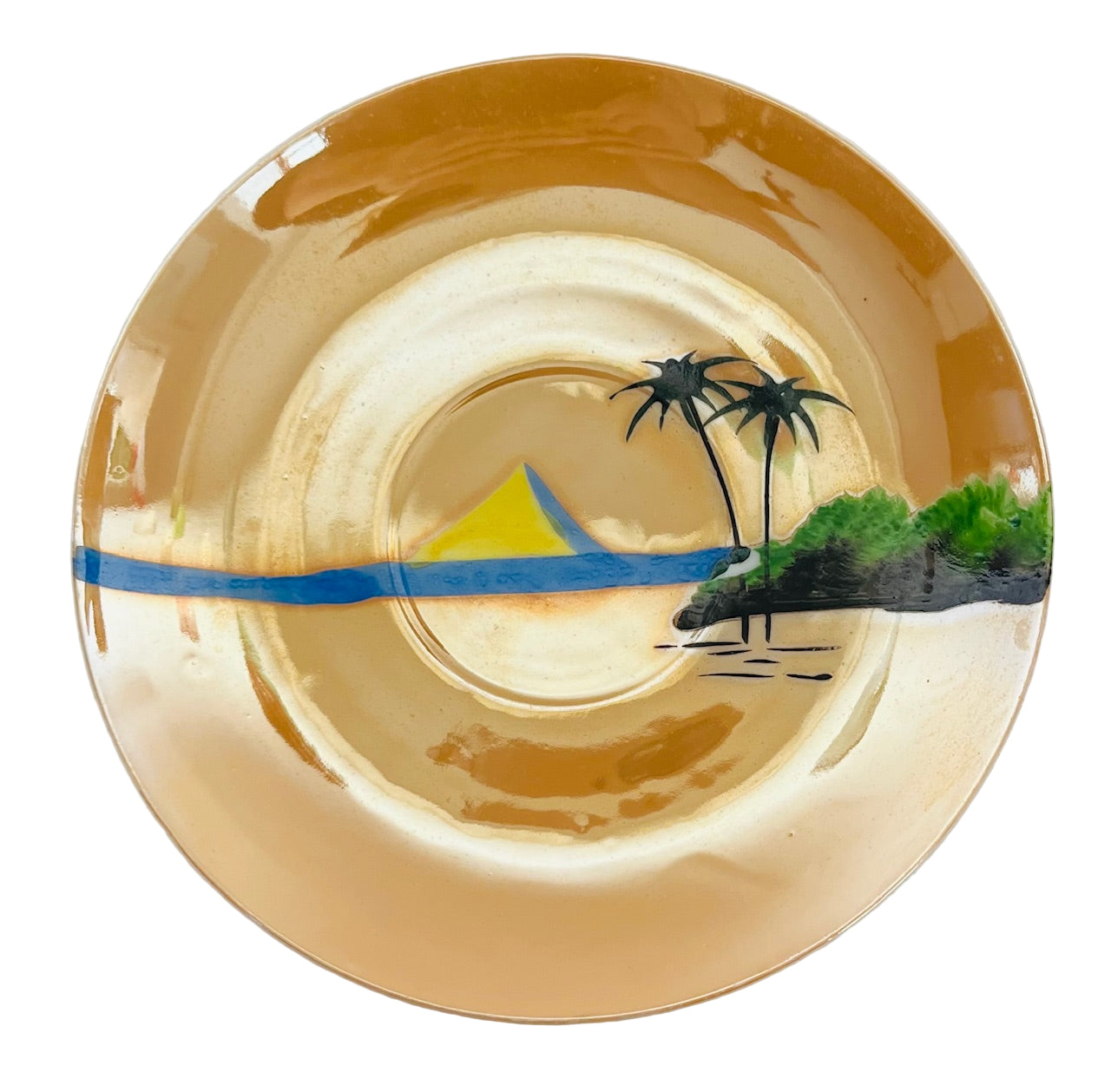 Vintage Hand Painted Japanese Cup And Saucer
