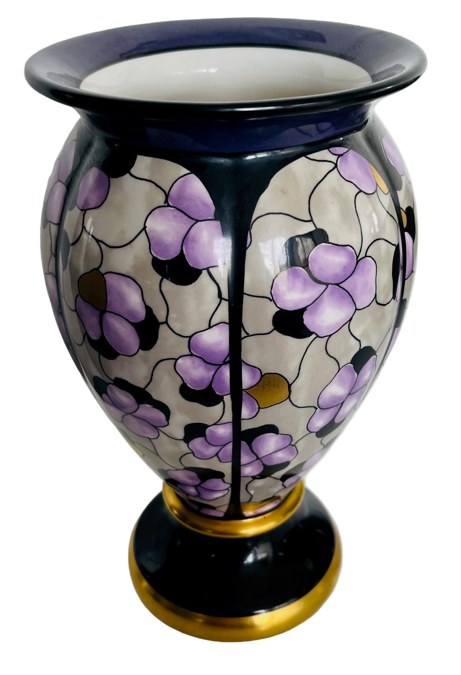Italian (Florence) Hand Painted Porcelain Vase