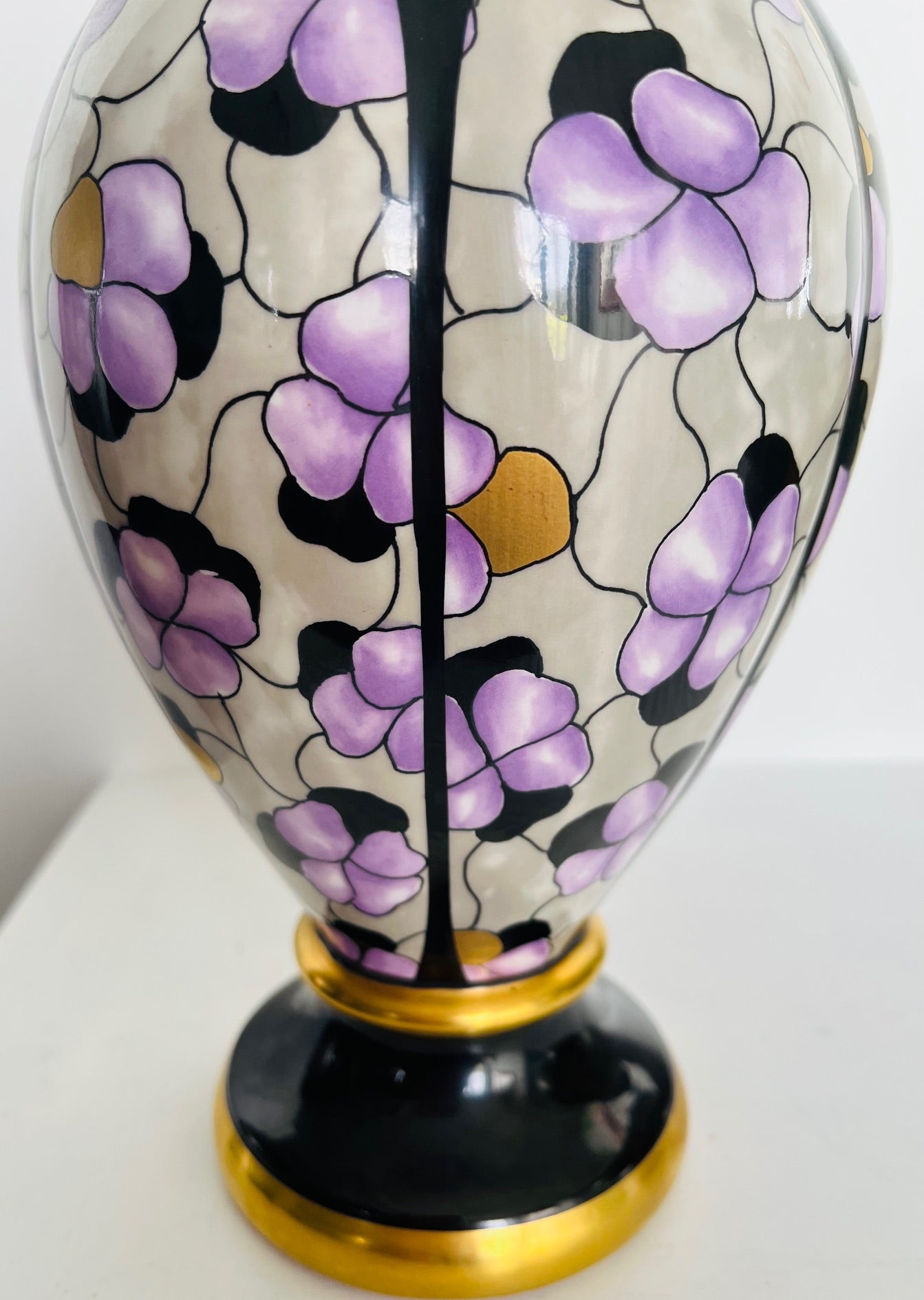 Italian (Florence) Hand Painted Porcelain Vase