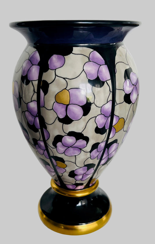 Italian (Florence) Hand Painted Porcelain Vase