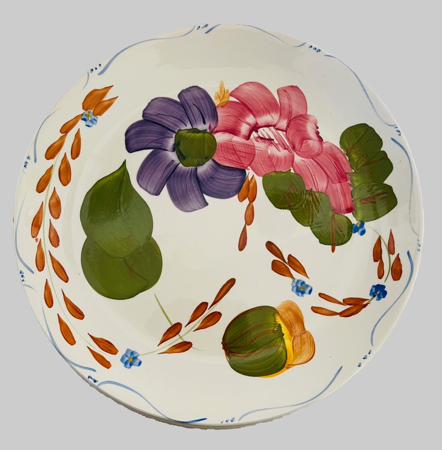 Crown Lynn "Fleurette" Dinner Plates (6)