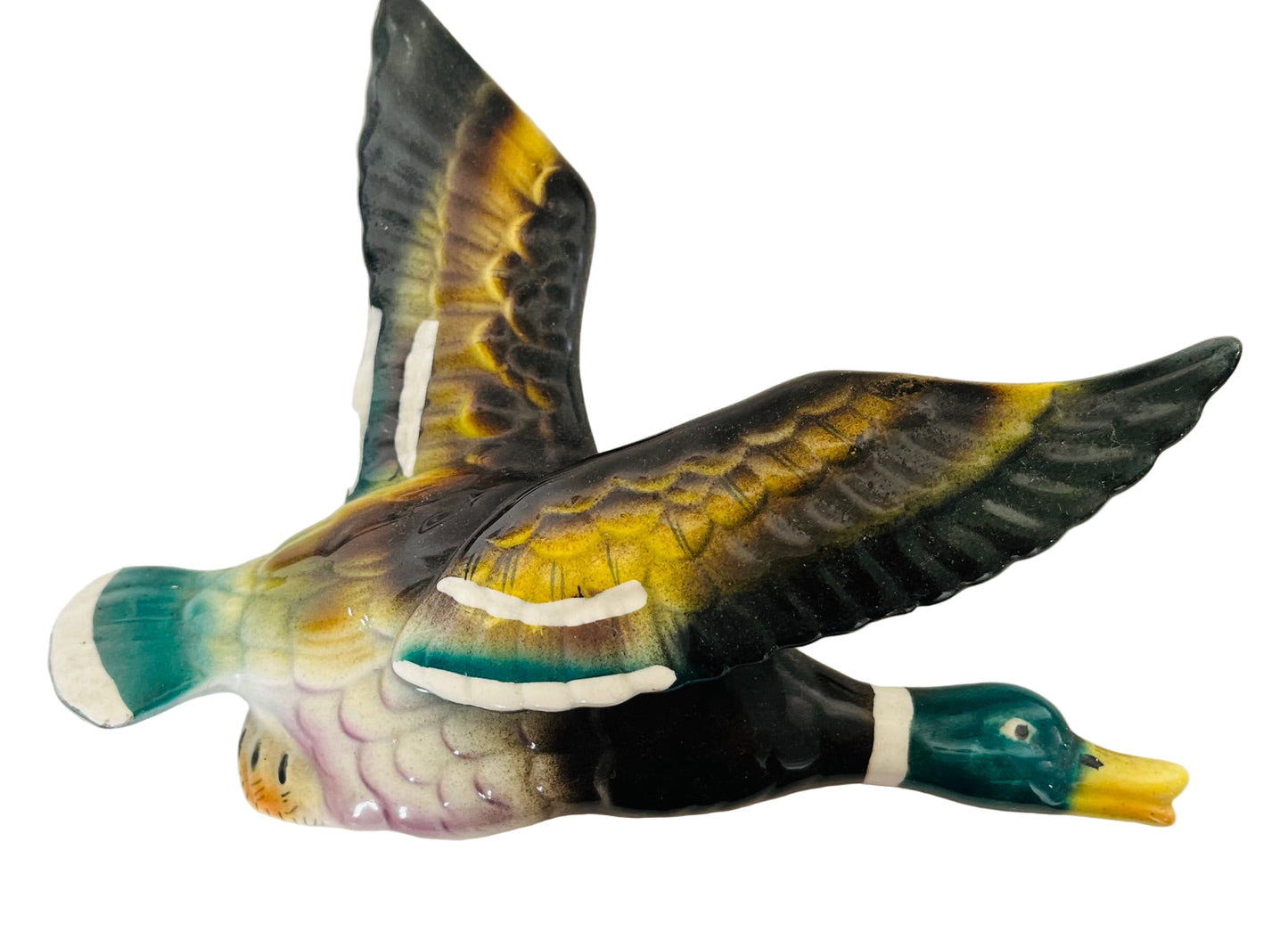 Set Of 3 Mallard Flying Ducks