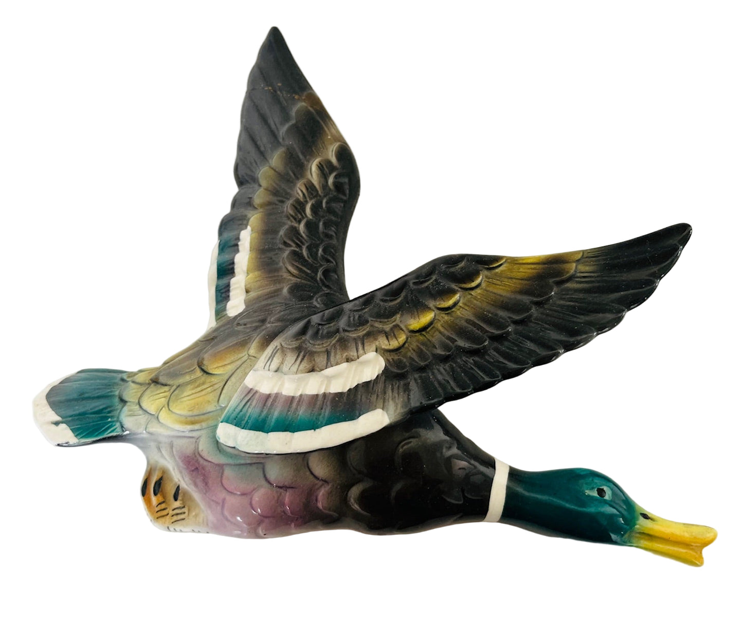 Set Of 3 Mallard Flying Ducks