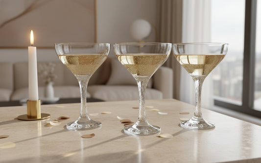 Set of 6 Pasabahce Champagne Coupe