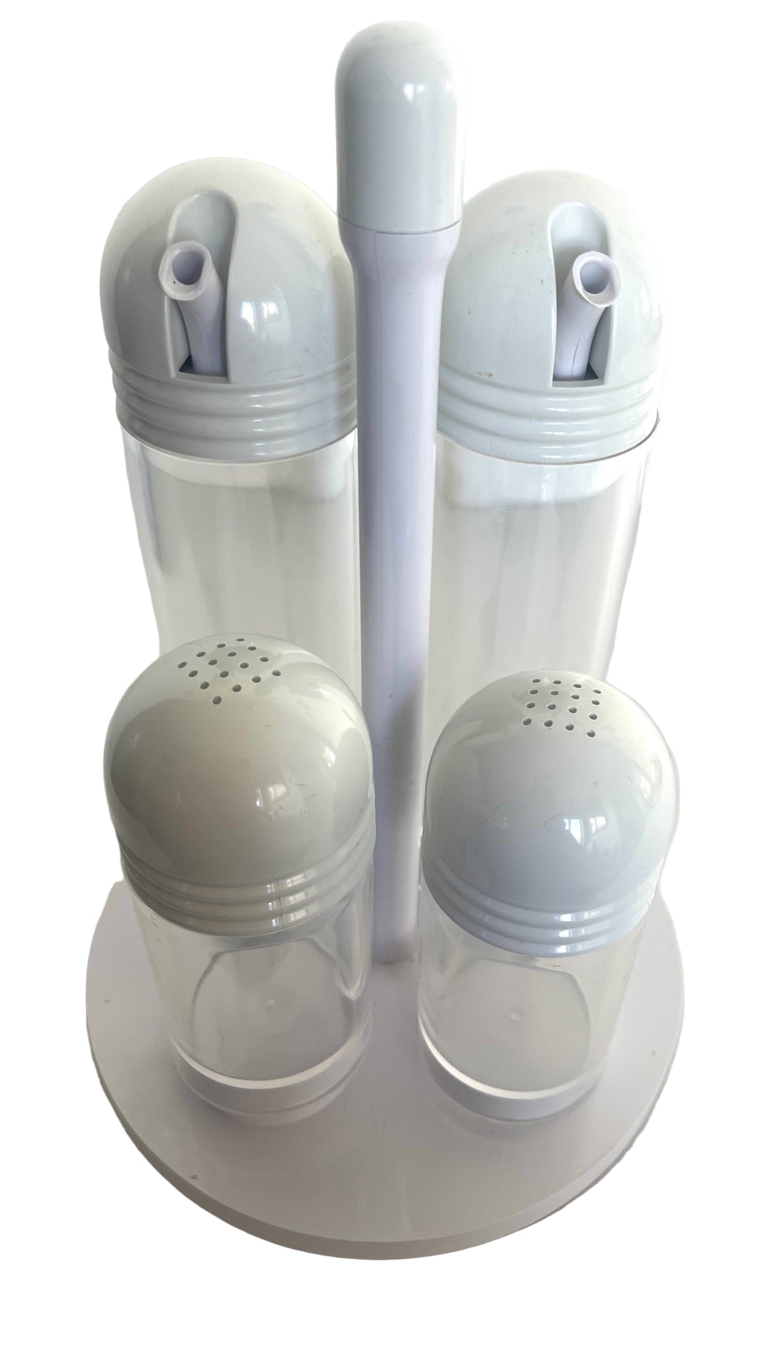 Italian-Style Modernist Salt, Pepper, Oil and Vinegar Set