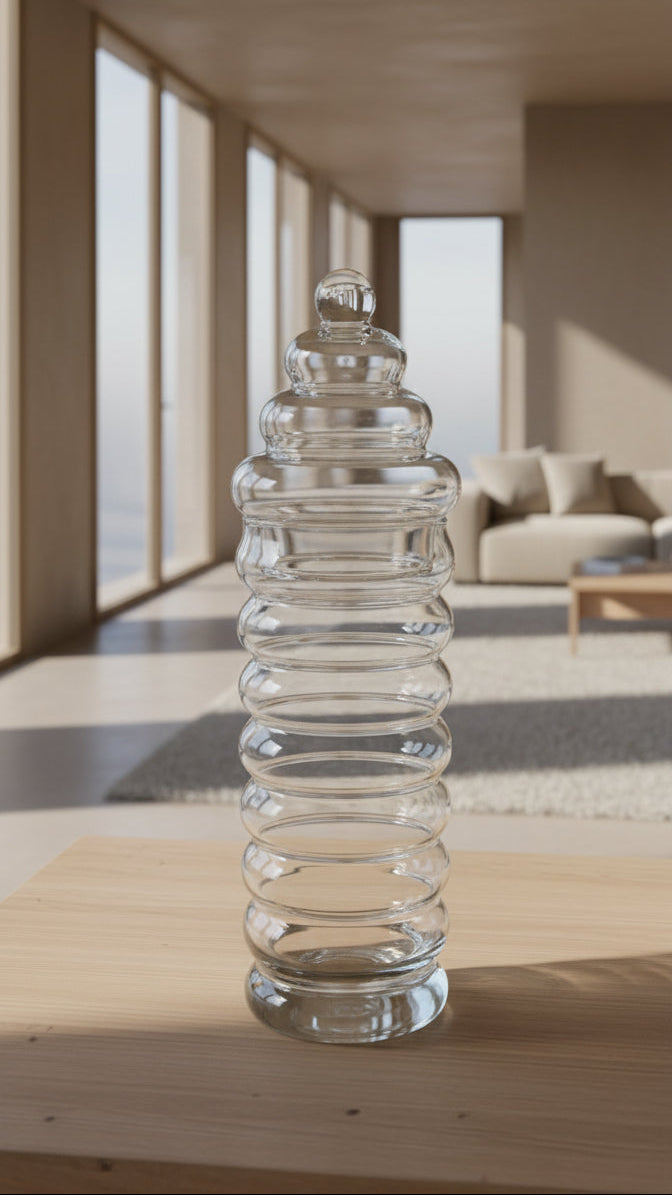 Vintage Holmegaard Lidded Apothecary Jar