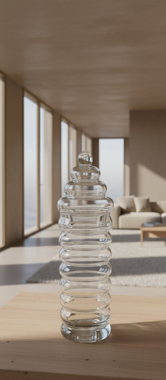 Vintage Holmegaard Lidded Apothecary Jar