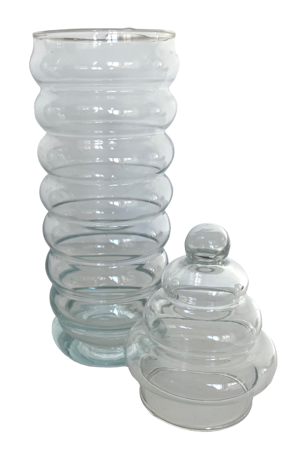 Vintage Holmegaard Lidded Apothecary Jar