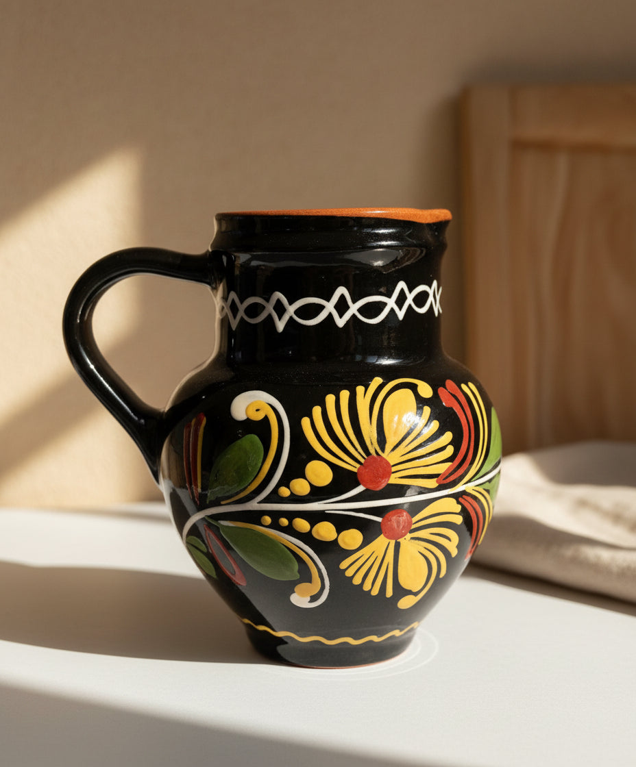 Vintage Hungarian Pottery Jug