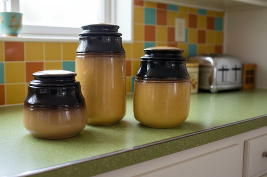 Teal Ceramic Containers, Balclutha NZ