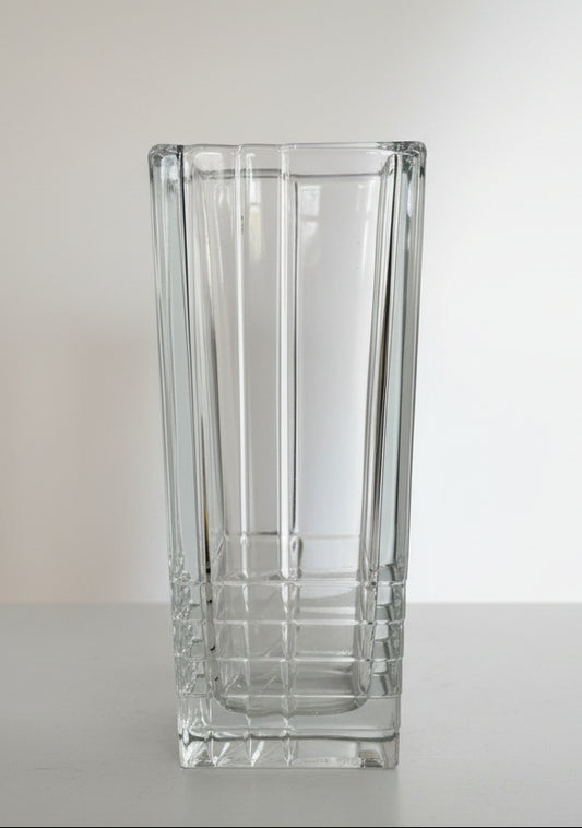 Italian Crystal Glass Vase