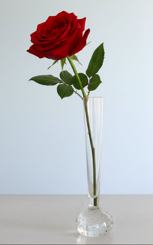 Kosta Boda Clear Glass Bud Vase