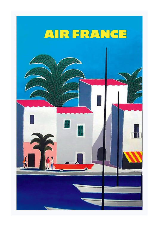 Vintage Travel Poster – Air France