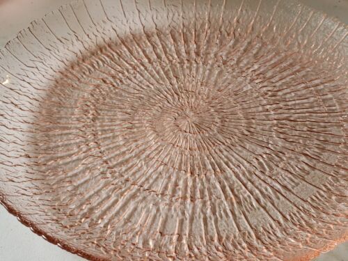 Arcoroc Spirale Pink Serving Platter/Plate