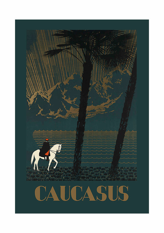 Vintage Travel Poster – Caucasus